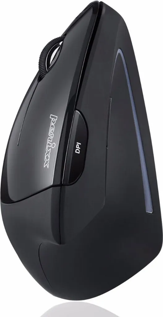 Souris Verticale Ergonomique Gauchers Perixx PERIMICE-713 L sans Fil Noire