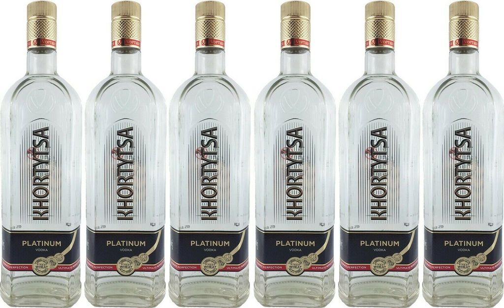 Vodka Khortytsa Platinum 6 Flaschen (6 x 0,7L) ukrainischer Produktbild 