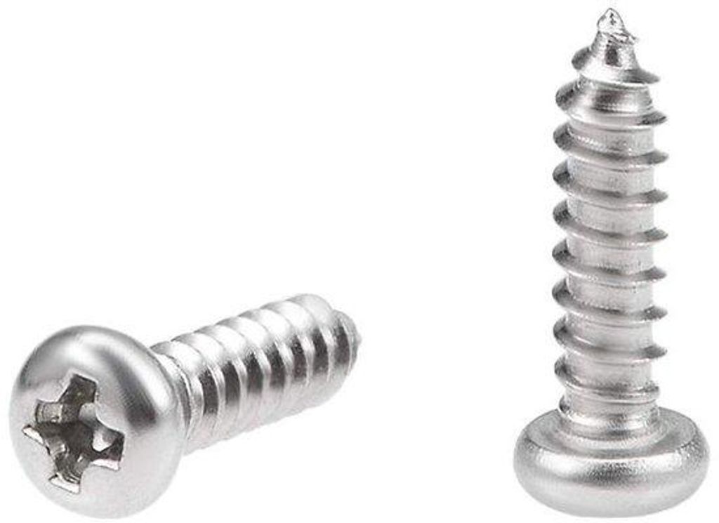 Zwischenkopfschrauben aus Edelstahl 316, 2,6x10mm, 50 Stück, hohe Qualität.