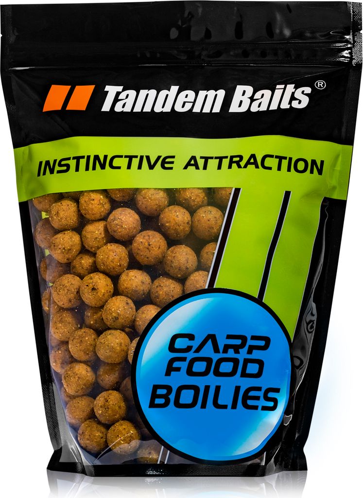 Tandem Baits Carp Food Boilies Vanille & Sahne, Leckere Boilies für Karpfen Angeln ohne Mühe, Köder zum Große-Fische-Angeln, Karpfenzubehör f...