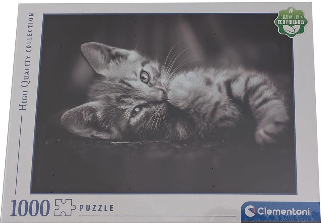 Clementoni Puzzle 39422 - Koťátko (1000 dílků) Obrázek produktu 