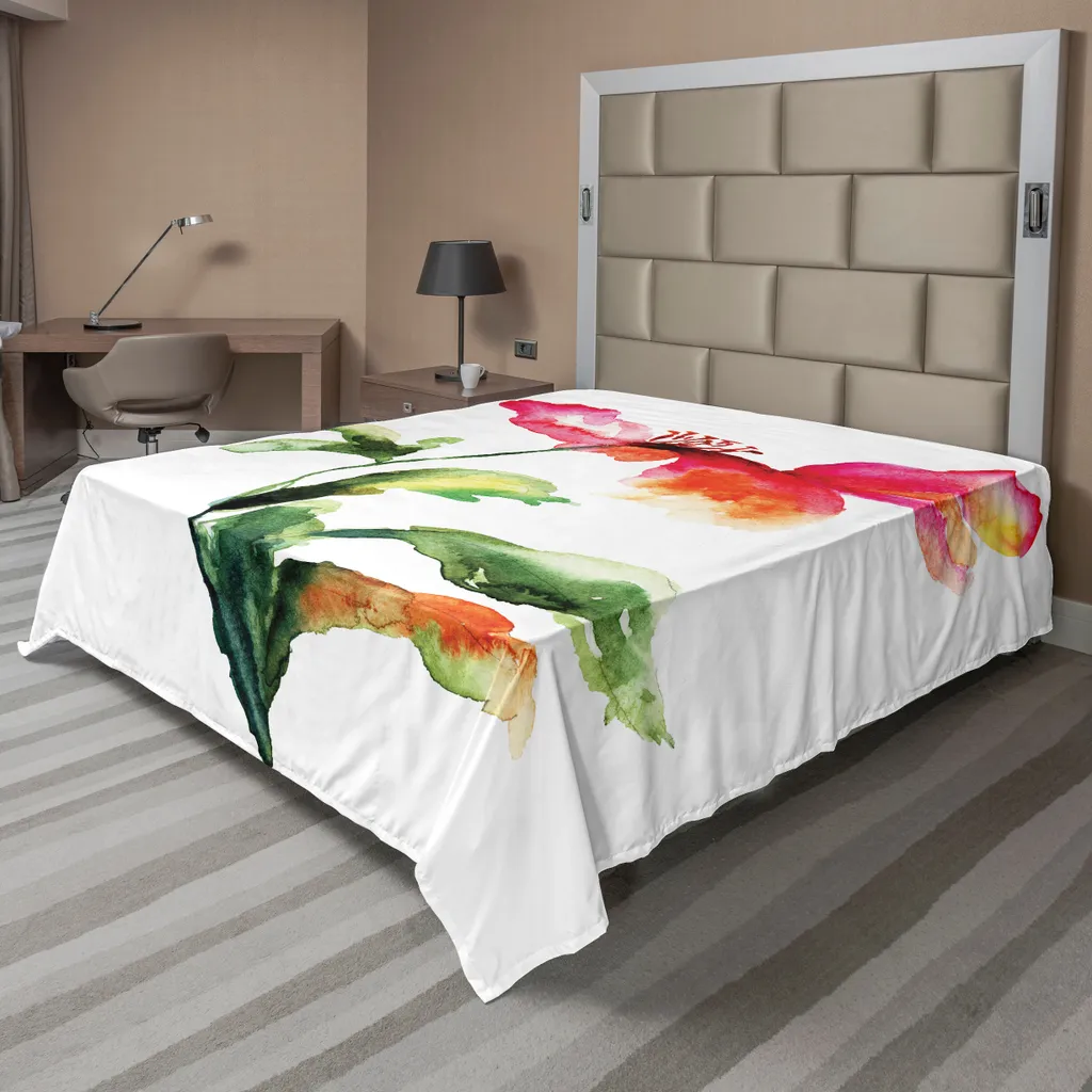 Lenzuolo ABAKUHAUS Singolo 244x205 per Hotel e B&B Fantasia Fiori