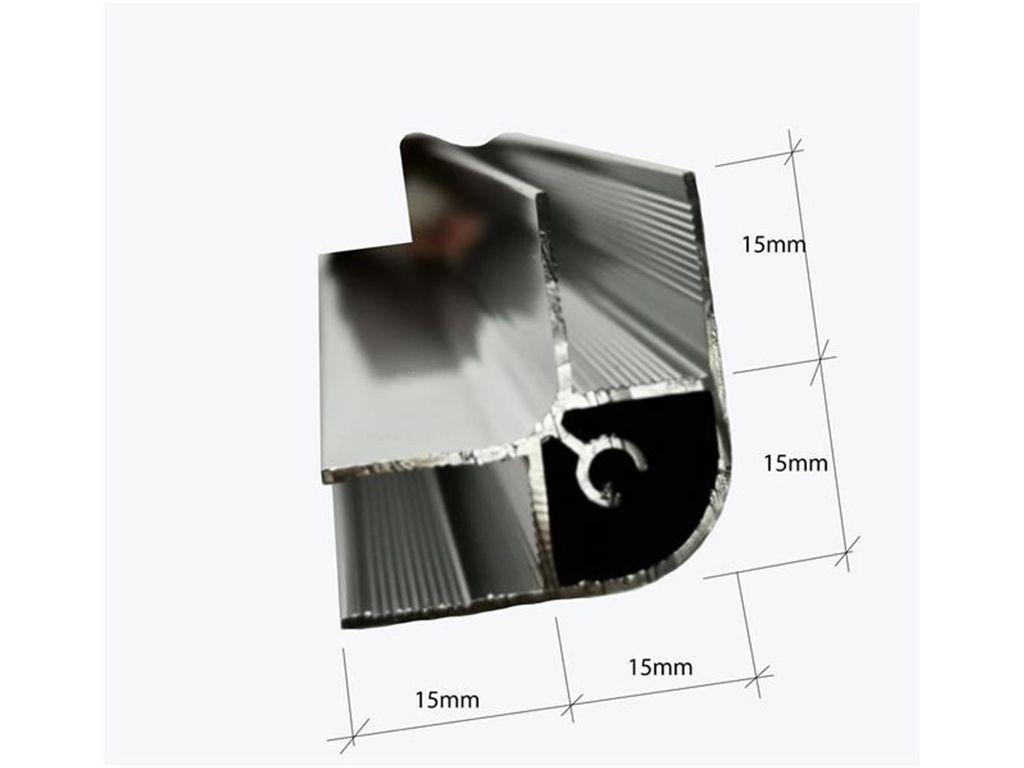 Glaszentrum Hagen - profil aluminiowy 2000x30x30 mm - profil naro?ny - profil ??cz?cy - anodowany