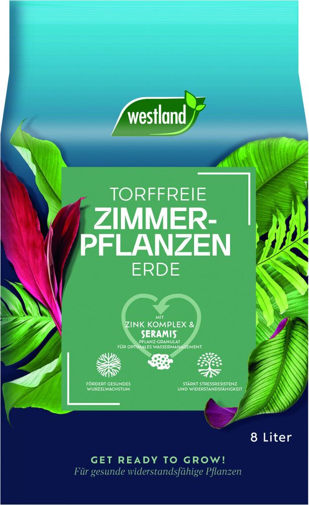 Westland Zimmerpflanzen Erde torffrei 8 L Produktbild 