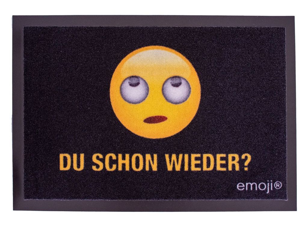 emoji- Türmatte Du schon wieder! 60x40 cm Produktbild 