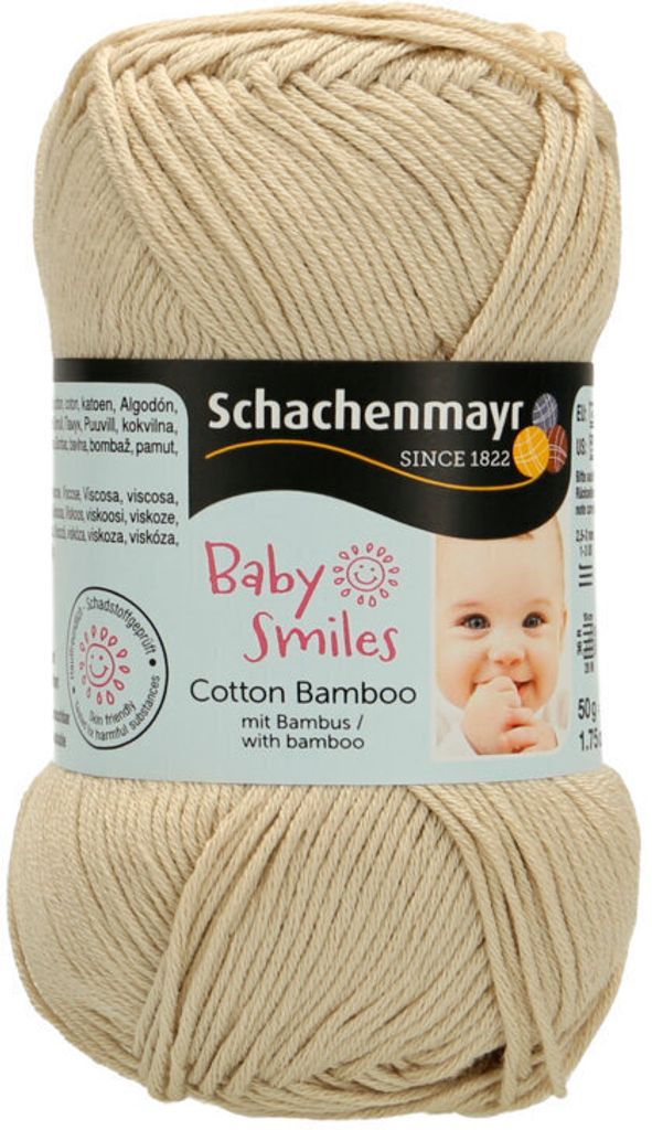 Schachenmayr Baby Smiles Bavlna Bamboo 01003 Sand Pletacia Obrázok produktu 