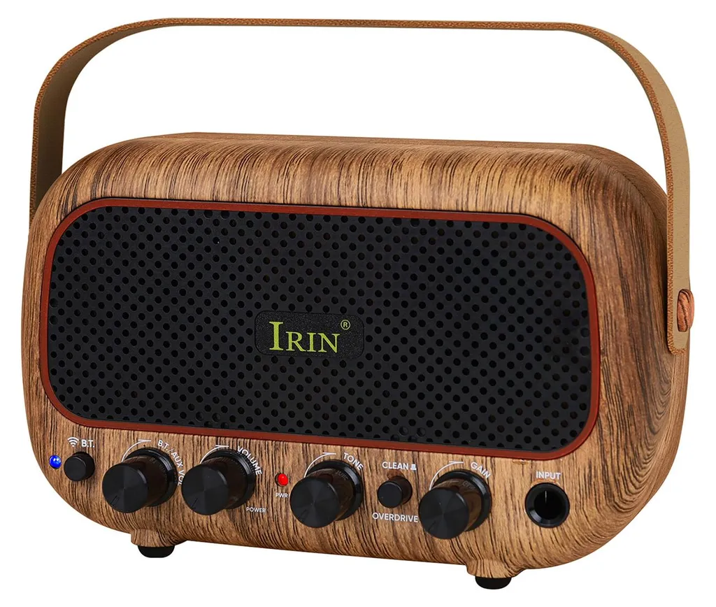 Ampli guitare électrique rechargeable Bluetooth 5W son clair et saturé