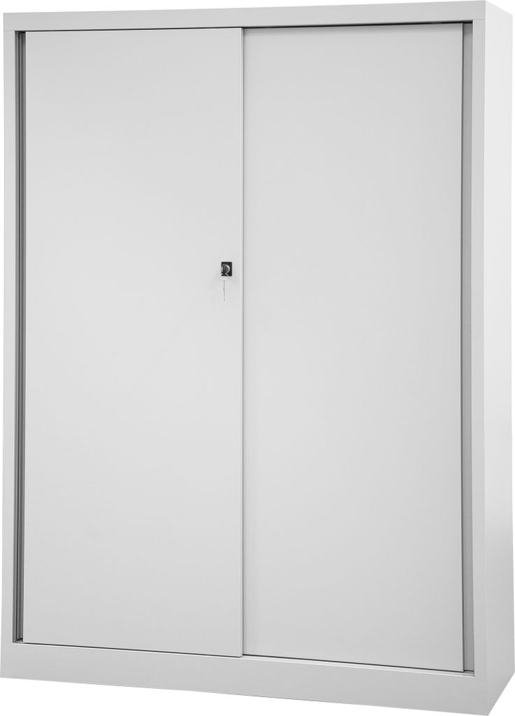 Bisley Schiebetürenschrank ECO - Farbe: Lichtgrau