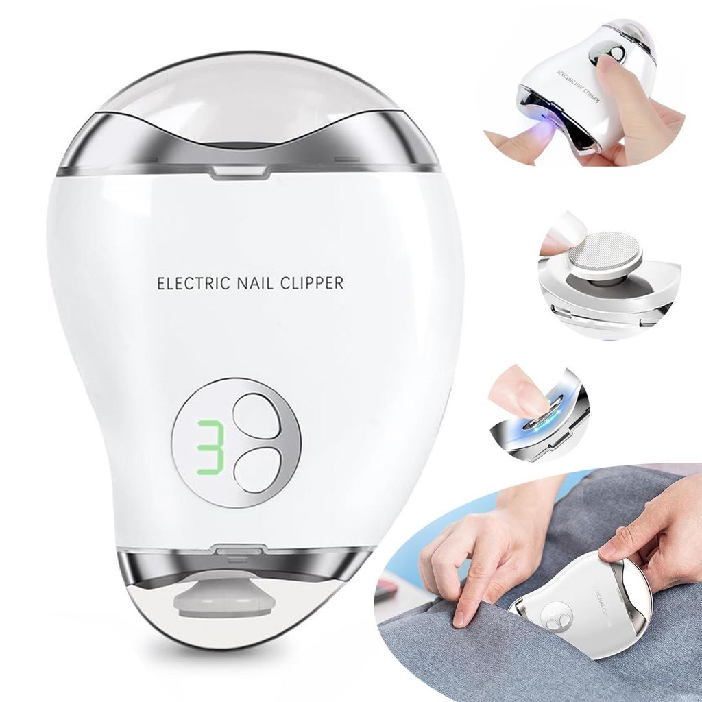 Elektrische Nagelknipser, 2 In 1 Nagelfeile Elektrisch, Produktbild 