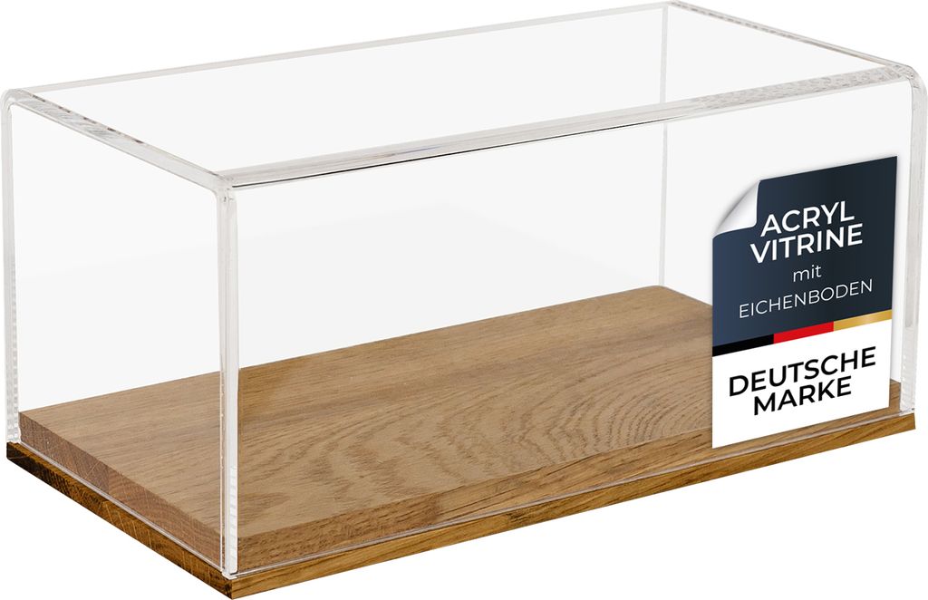 HMF 46871 Acryl Vitrine mit Holzsockel für Modellautos, 24 Produktbild 