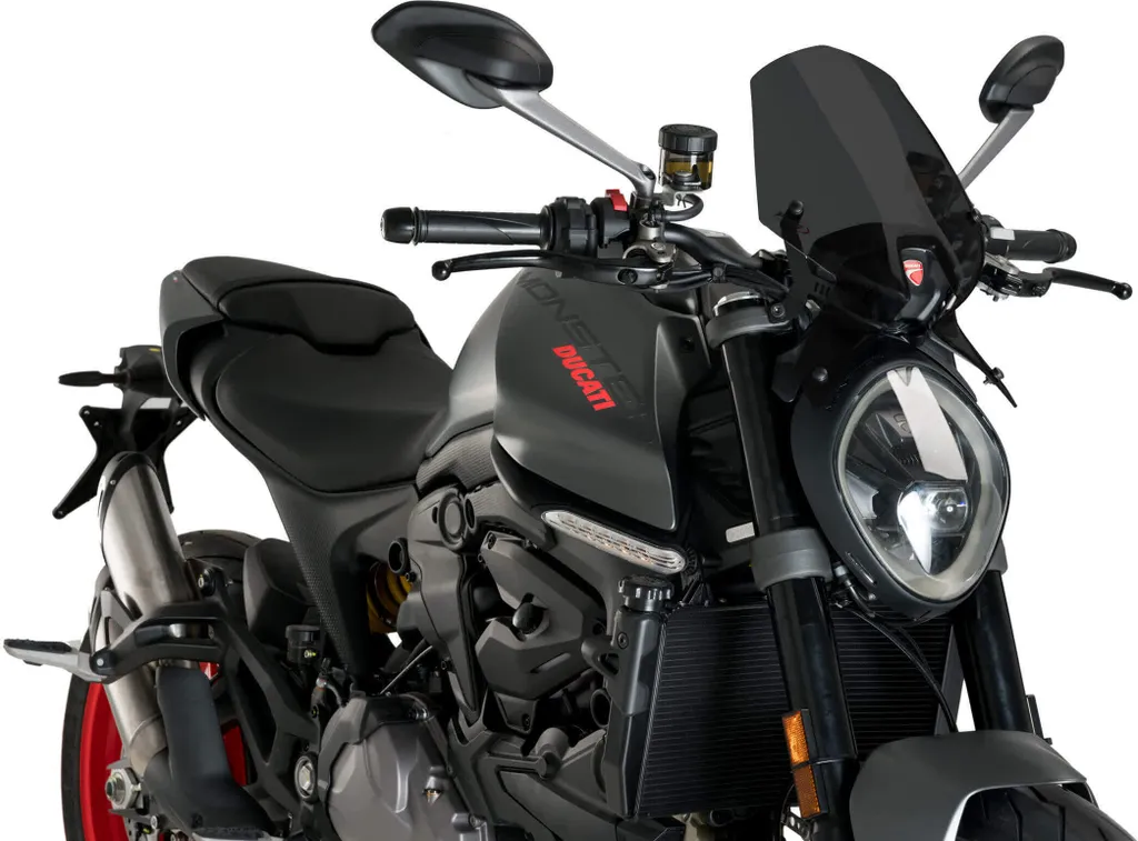 Bulle Puig NG Sport 20712F Fumé foncé pour Ducati Monster 937 protection