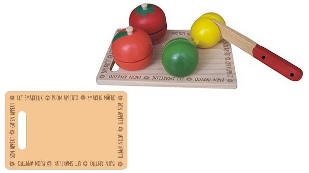 Fruits en bois à découper : Finis les jouets fragiles, misez sur le bio