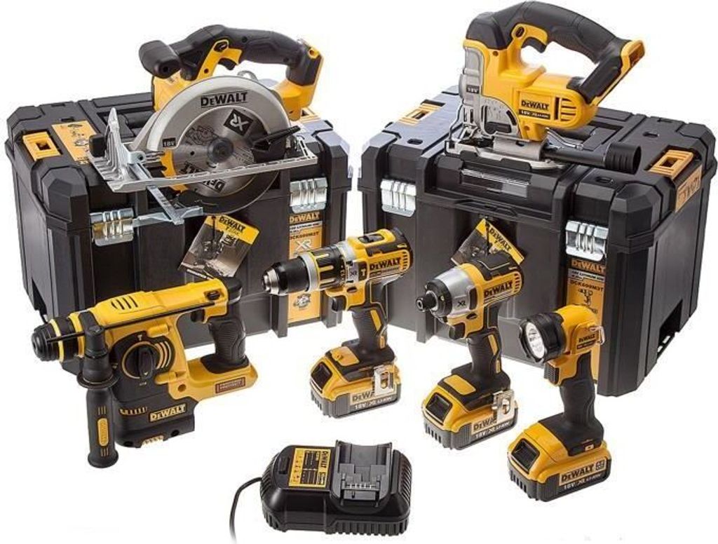 DeWALT Kit DCK699M3T (DCD795 + DCS391 + DCS331 + DCF887 + DCH253 + DCL040 + 3 x 4,0 Ah + DCB115 + 2 x TSTAK VI)