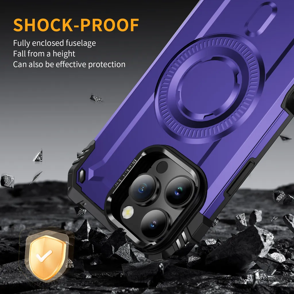 Cover iPhone 16 Pro Max Viola con Anello: Stile e Protezione Top - 7