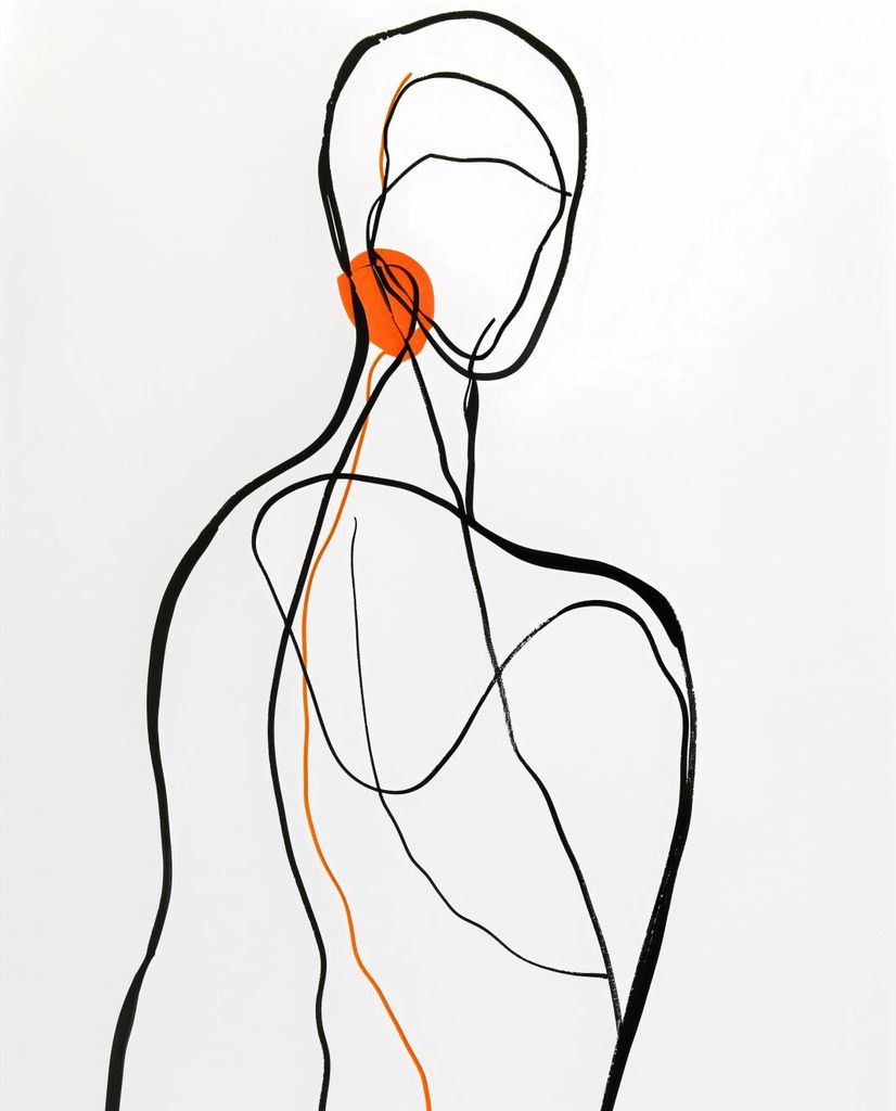 Plakat 68x98cm Leere in Farbe