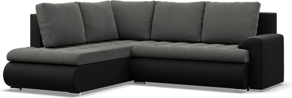 Links Ecksofa mit Schlaffunktion Foresta, Ottomane, Produktbild 
