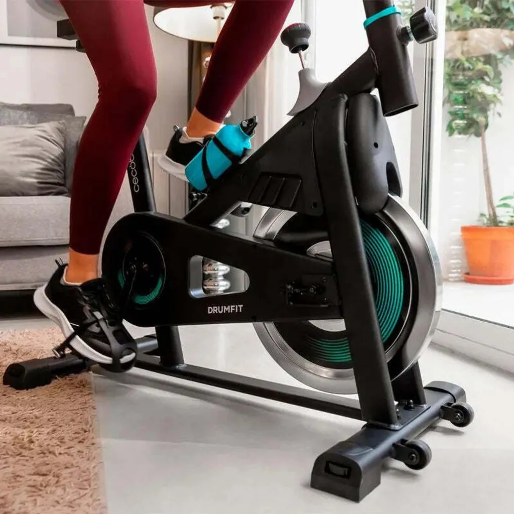 Cecotec DrumFit Interior Vélo d'appartement Noir avec écran LCD complet