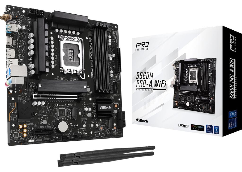 ASROCK B860M Pro-A WiFi (1851) (D) Produktbild 