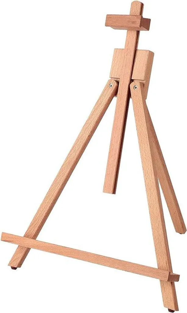Support de peinture 64 cm en hêtre avec structure en A pour l'atelier