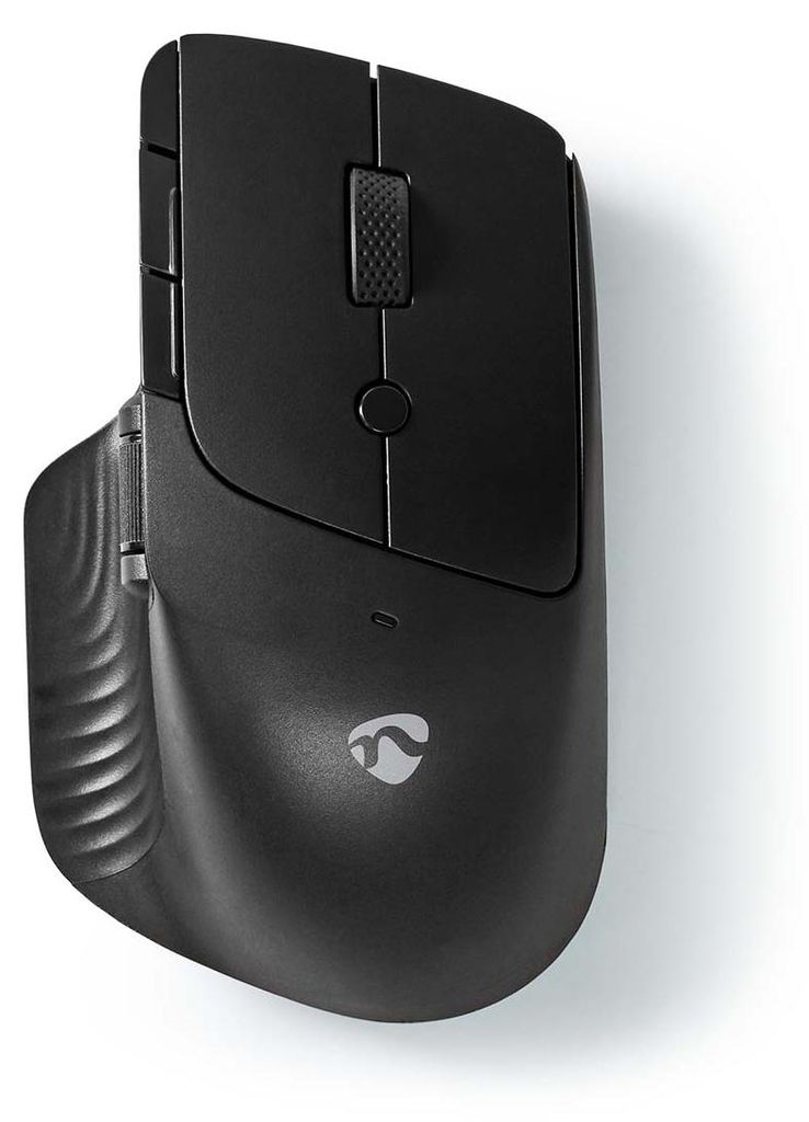 Nedis Mouse - Drahtlos - 800 / 1200 / 1600 dpi - Einstellbar DPI - Anzahl Knöpfe: 6 - Rechtshändig