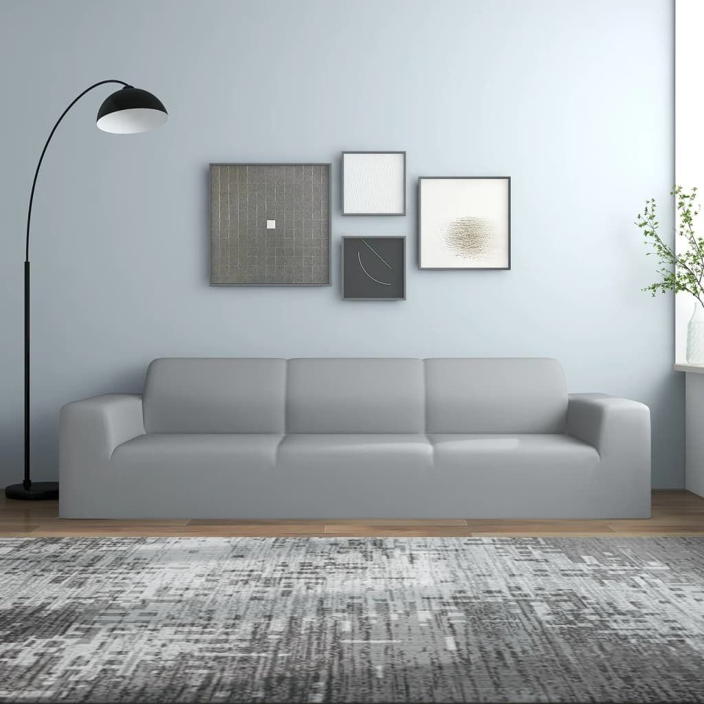 "2026 Promotion" Stretch Sofahusse 4-Sitzer Grau Produktbild 