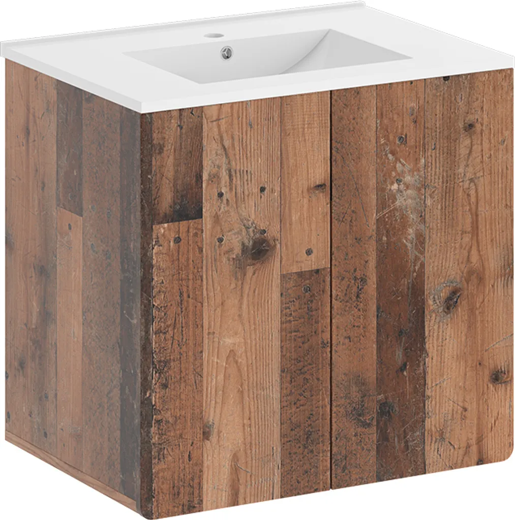 Set salle de bain Vicco Izan Oldstyle avec rangement modulable 2 pcs