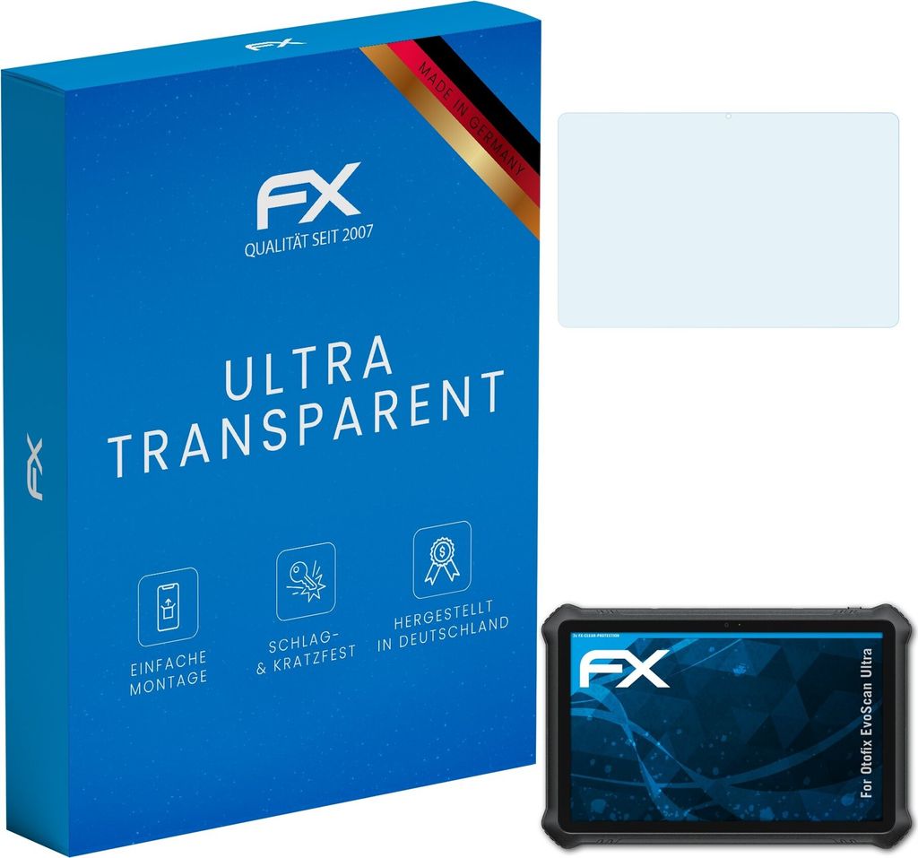 atFoliX FX-Clear 2x Schutzfolie kompatibel mit Otofix EvoScan Ultra Displayschutzfolie