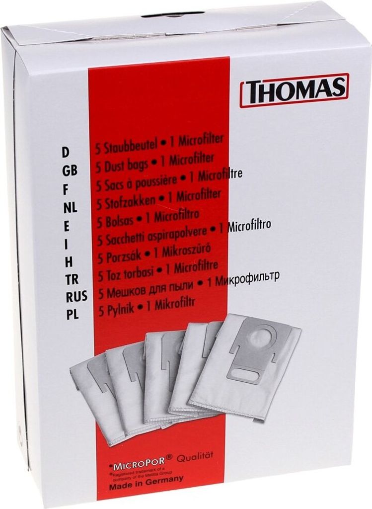 THOMAS Staubbeutel-Set 23, 5Stück, f.EasyPower Immagine del prodotto 