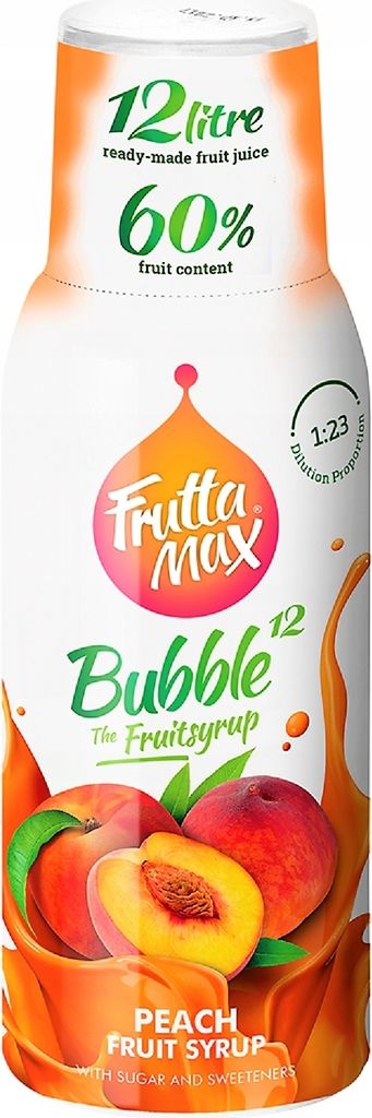 FruttaMax Pesca BRUSSWIN sciroppo 500ml 60 per cento Immagine del prodotto 