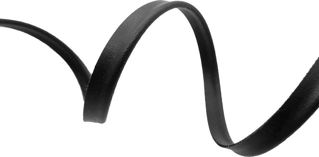 5m Paspelband Kunstleder Nähkante Paspelschnur zum Nähen Größenwahl Farbwahl, Größe:8mm, Farbe:schwarz