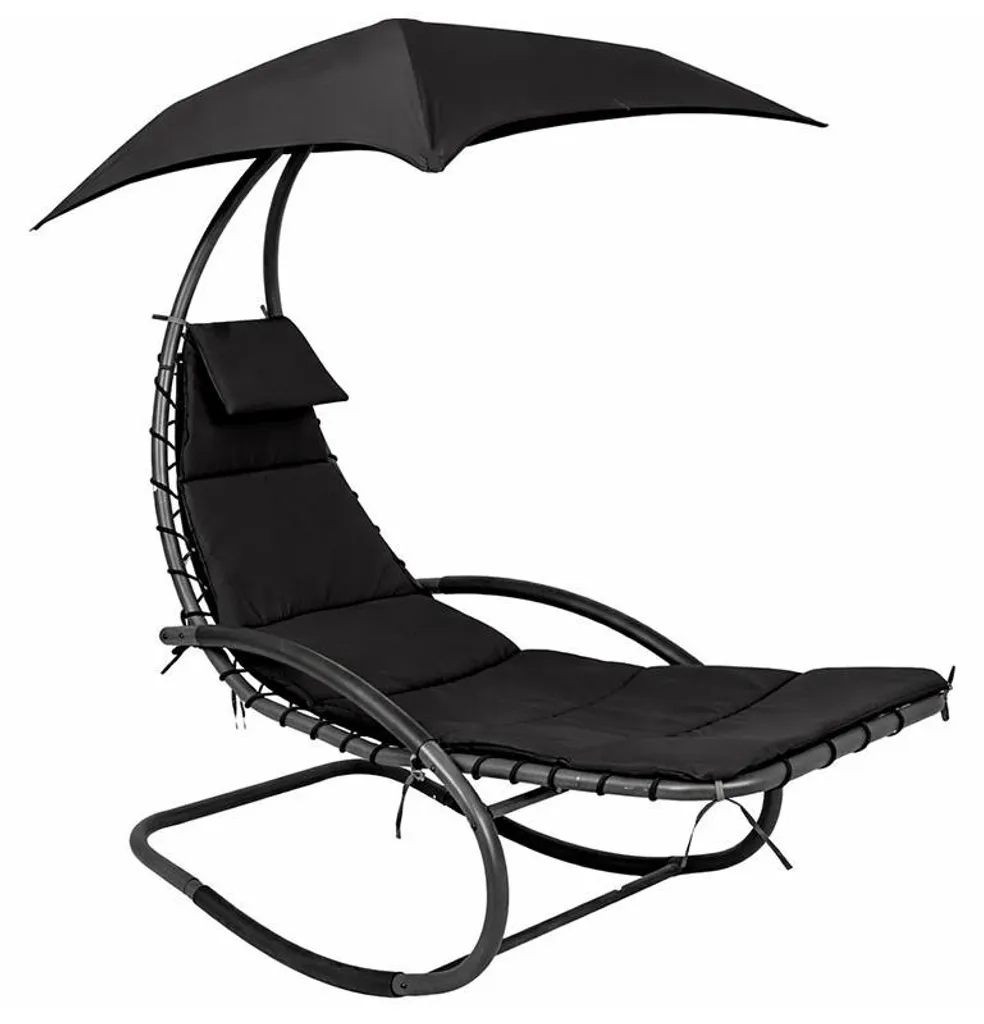 Transat de jardin réglable Keros marron - Idéal pour piscine et soleil