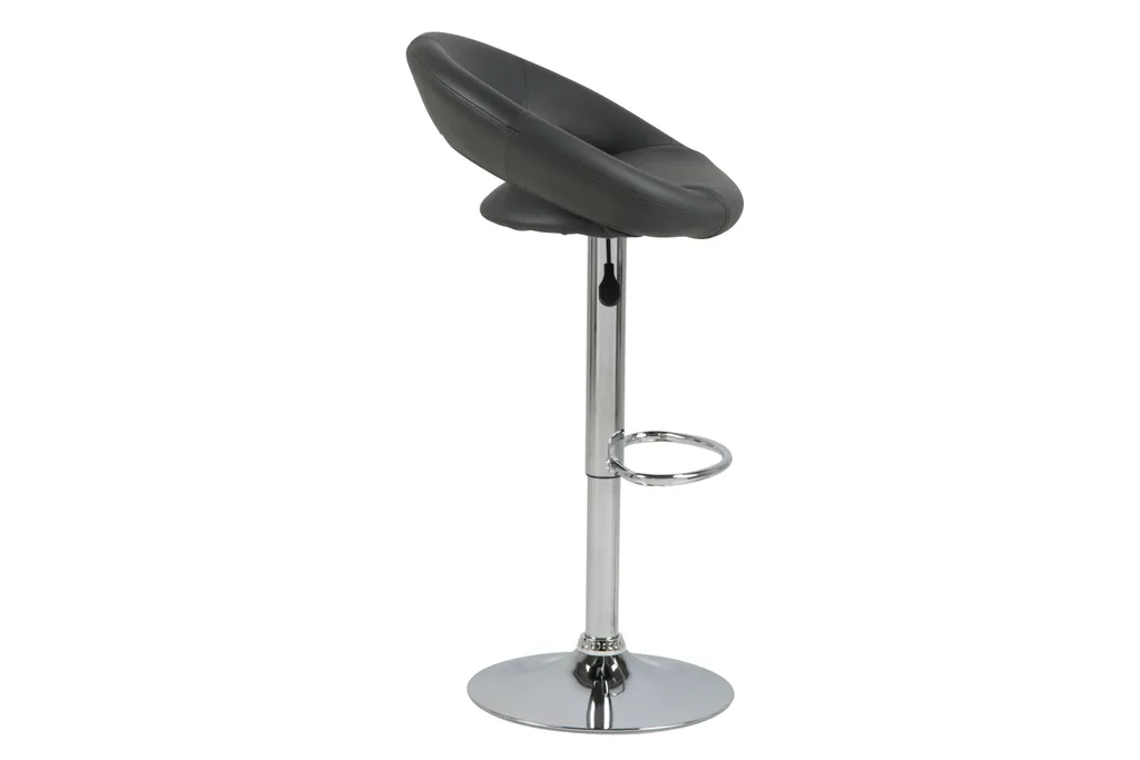 Tabouret de bar Plus confortable et stable en PU gris pour îlot