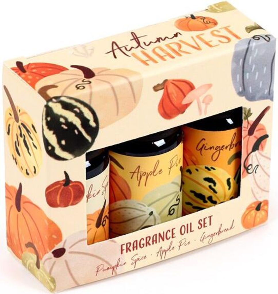 Herbsternte-Set mit 3 Duftölen