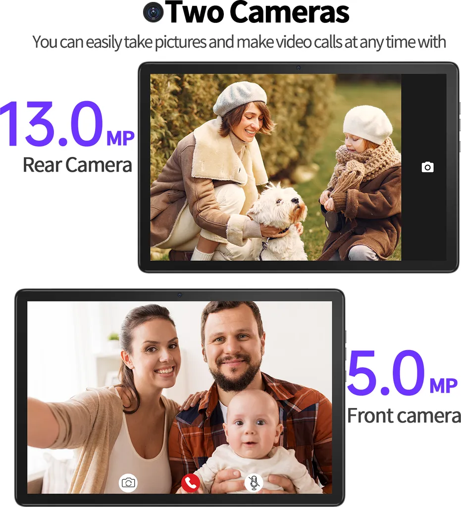 Tablette Tactile pour Streaming et Télétravail Écran Full HD - 9