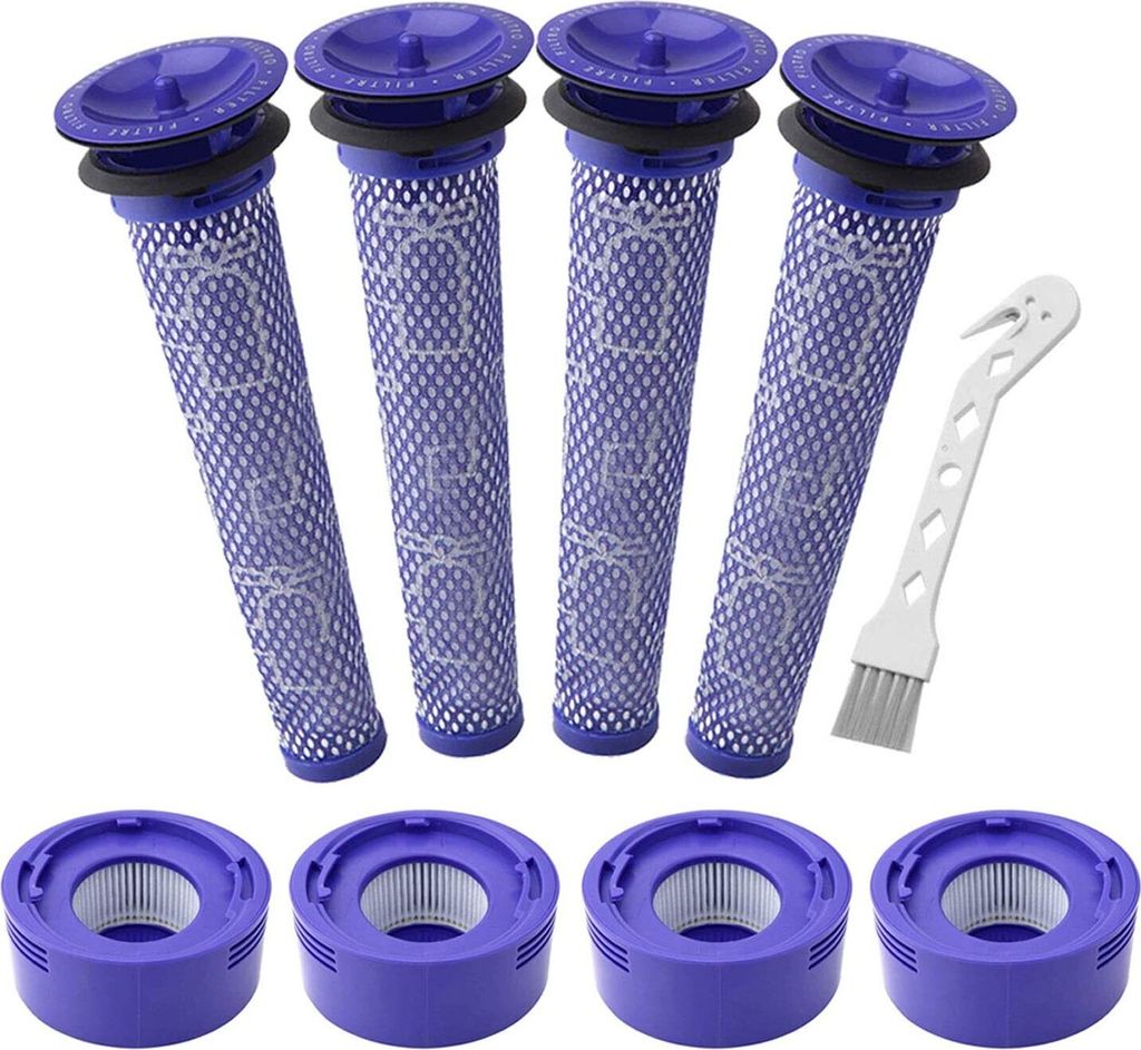 INF Pre y postfiltro para Dyson V7/8 4+4 piezas de color Imagen del producto 