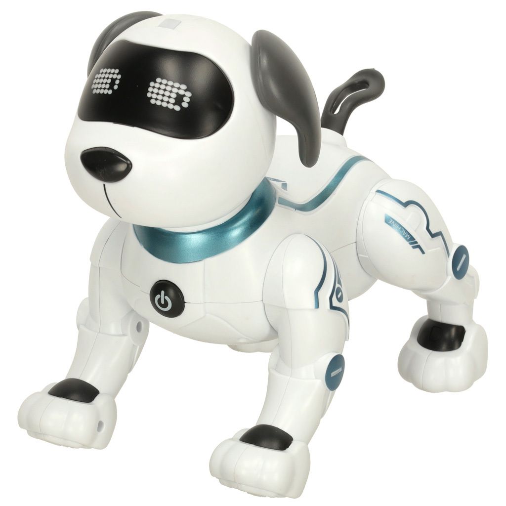 Le robot télécommandé pour chien RC saute et marche Image du produit 