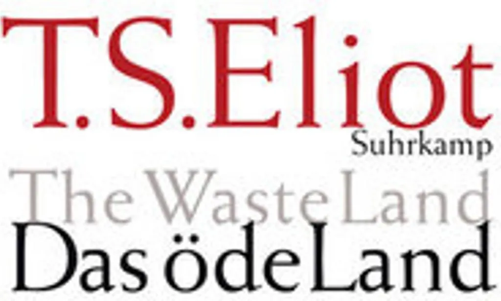 Das öde Land : édition de poche pour étude littéraire et académique