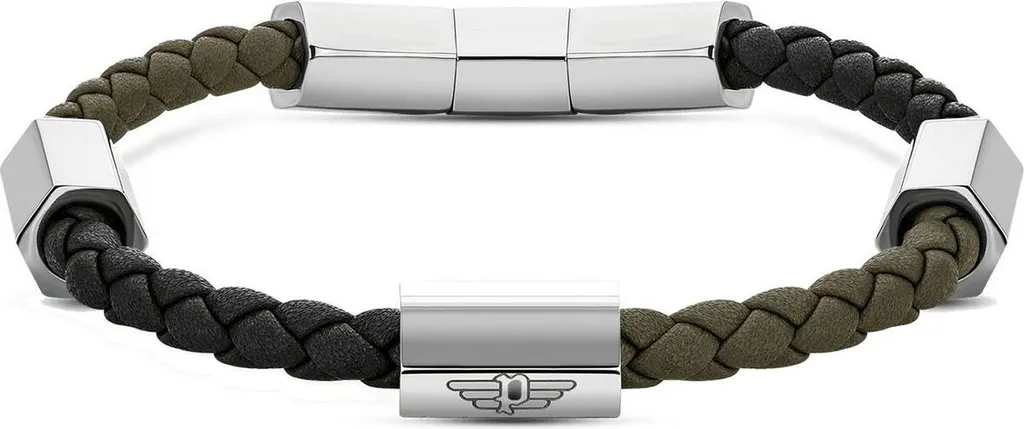 Specifiche Bracciale Police PEAGB2120005 Nero Acciaio e Pelle Online