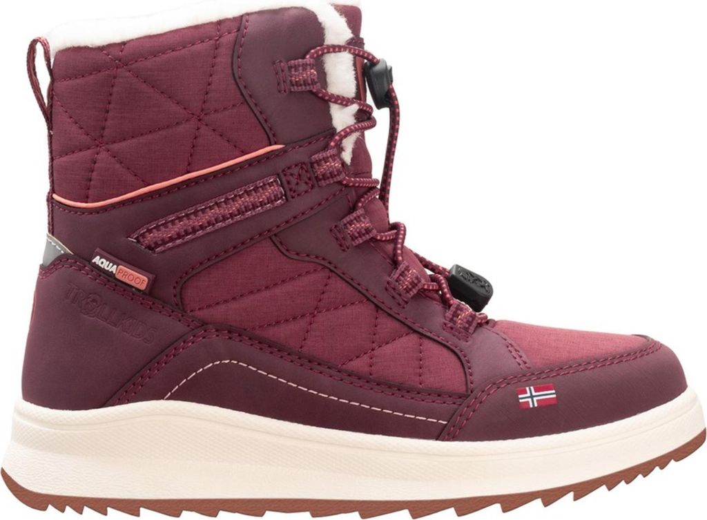 Trollkids Girls Arendal Winter Boots XT, Weinrot, Gr. 29 EU