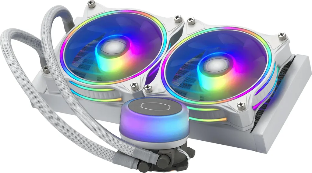 Refroidisseur CPU Cooler Master ML240 Illusion White avec pompe ARGB 240mm