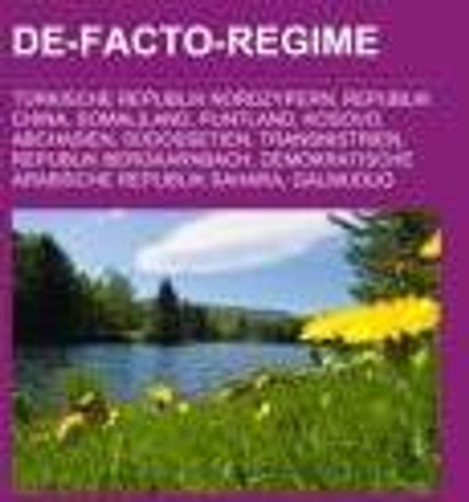De-Facto-Regime
