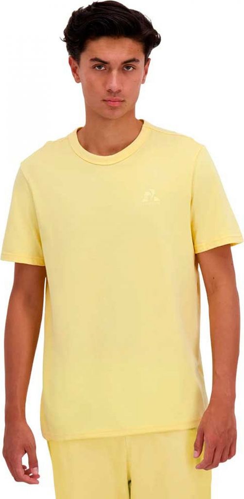 Le Coq Sportif Monochrome N°3 Kurzarm-t-shirt Gelb M Mann Gelb M