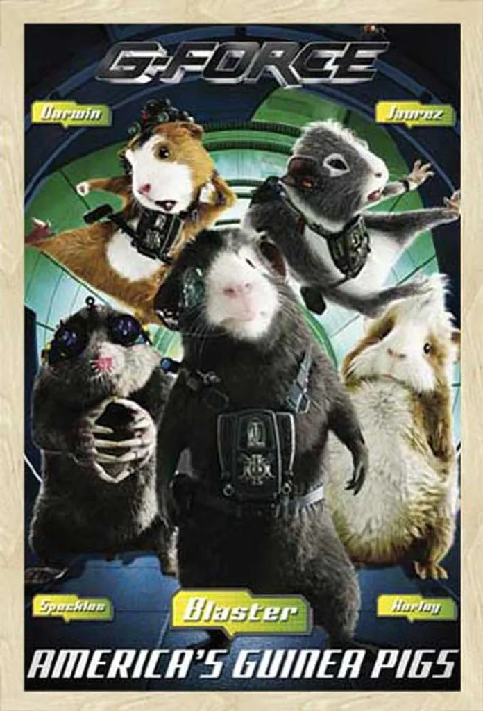 Poster G-Force Originale con Cornice Shinsuke Rovere Maxi MDF 61x91.5
