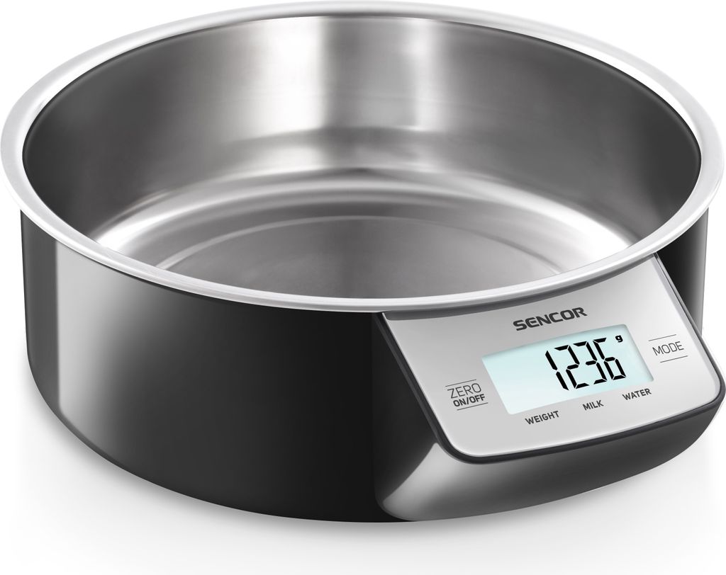 SENCOR SKS 4030BK Kuchyňská váha, váživost 5 kg, nerezová Obrázek produktu 