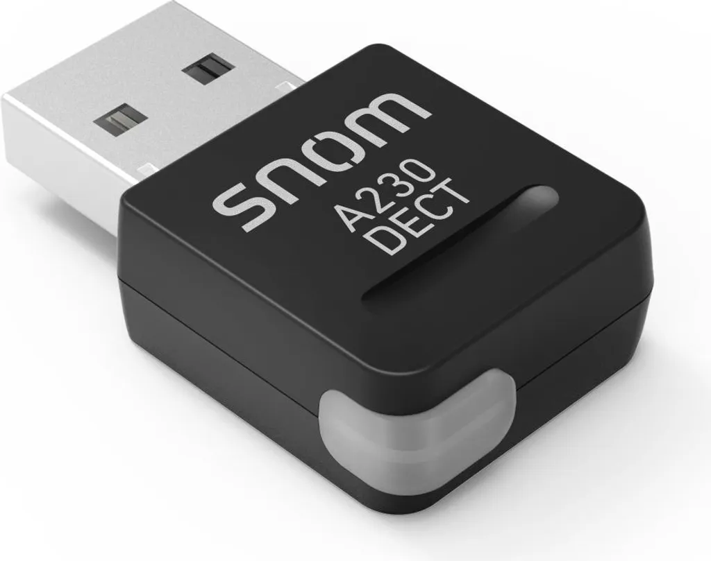 Clé DECT Snom A230 pour connecter un casque sans fil au bureau