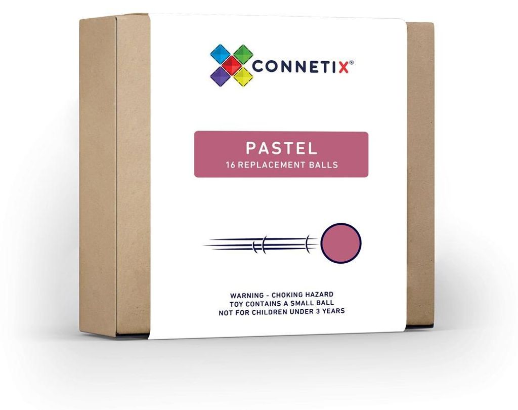 Connetix Magnetkacheln Marmorkugeln Pastell 16 Stück