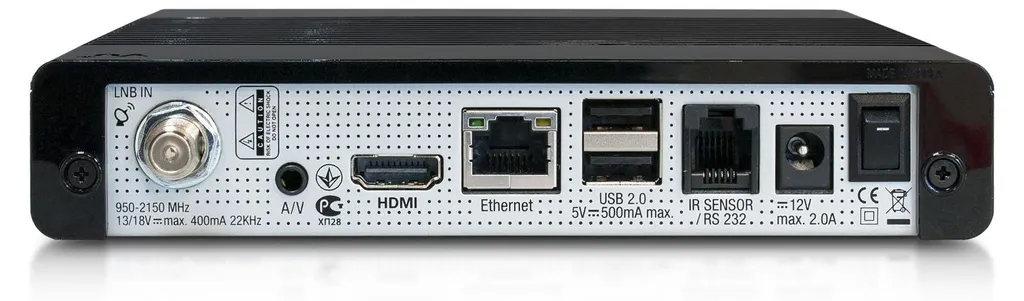 VU+ ZERO Black rev. 2 Boîtier Satellite Linux Rapide et Anti-Ralentissement