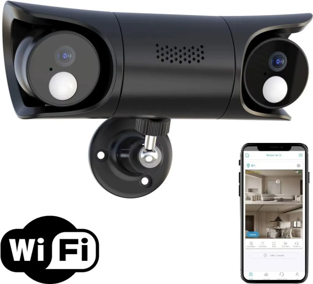 Kit Sorveglianza D11-W Doppia Telecamera Wireless - Protezione Casa