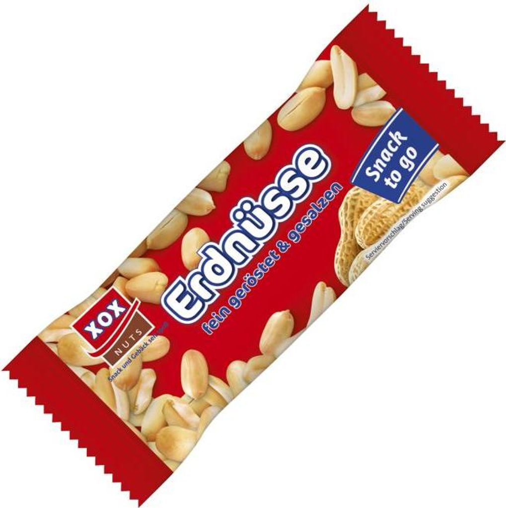 XOX Arachidi tostate e salate croccanti e piccanti 50g Immagine del prodotto 