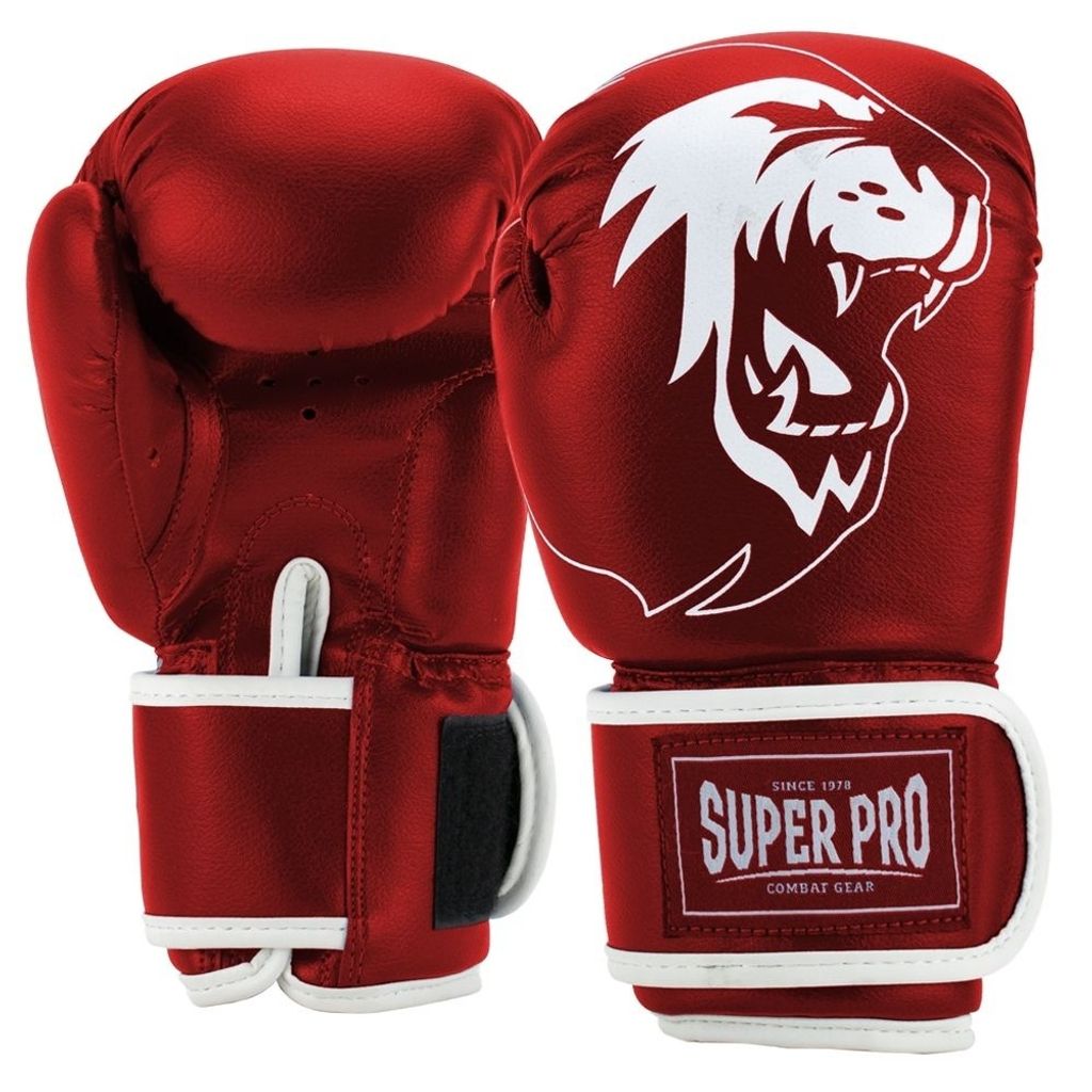 Super Pro Talent Boxhandschuhe Rot - 4 oz. Produktbild 
